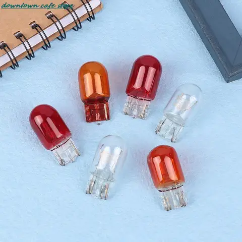 Галогенные лампы T20 7440 7443 WY21W W21W 7443 W21/5W T20, суперъяркая задняя фонарь заднего хода для автомобильной сигнальной лампы 12 В