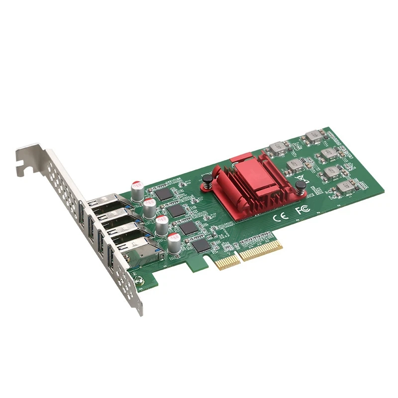 

1 Piece 4-Port USB 3.0 Visual Capture Card 20G Standalone 4-Channel Expansion Card 4X5G Adapter Card