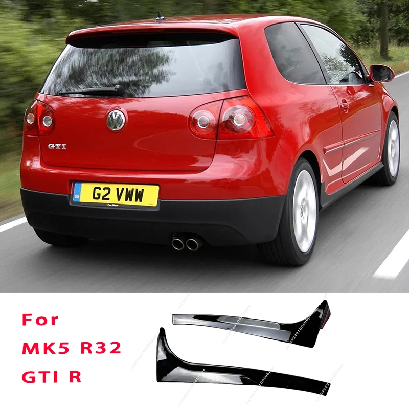 

Боковой разветвитель заднего окна для VW Golf MK5 GTI R32 R TDI TSI MPI 2004-2009 Боковой спойлер заднего багажника Canard Lip Wing Bodykit