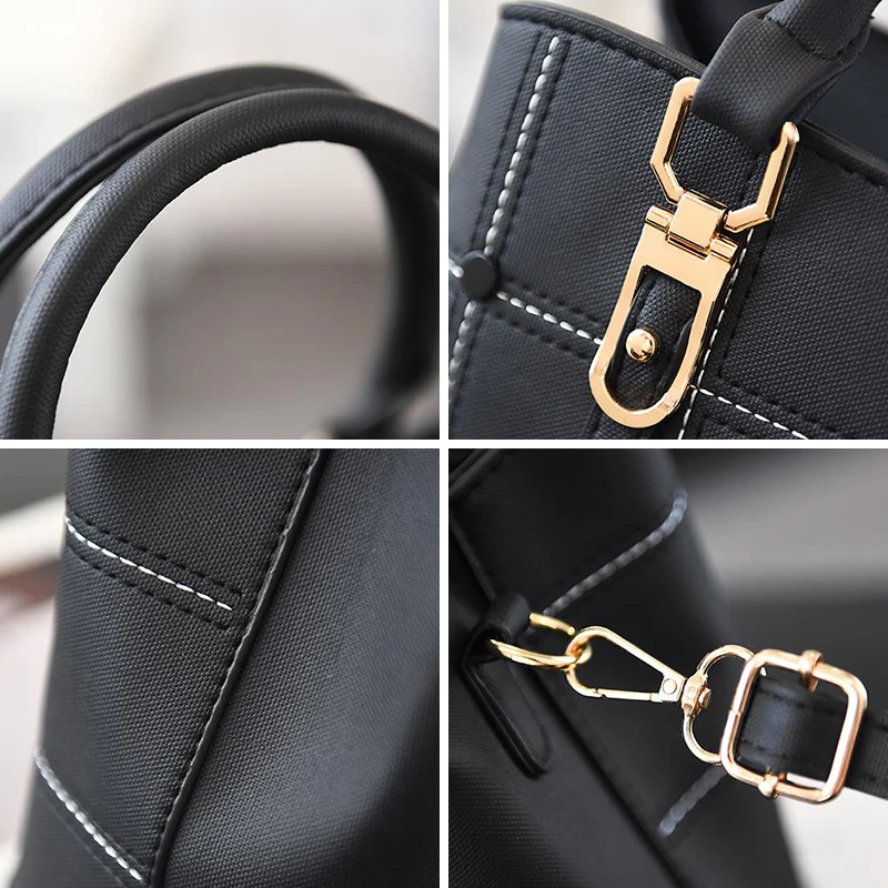 Женская сумка из искусственной кожи SMOOZA Большая вместительная через плечо в