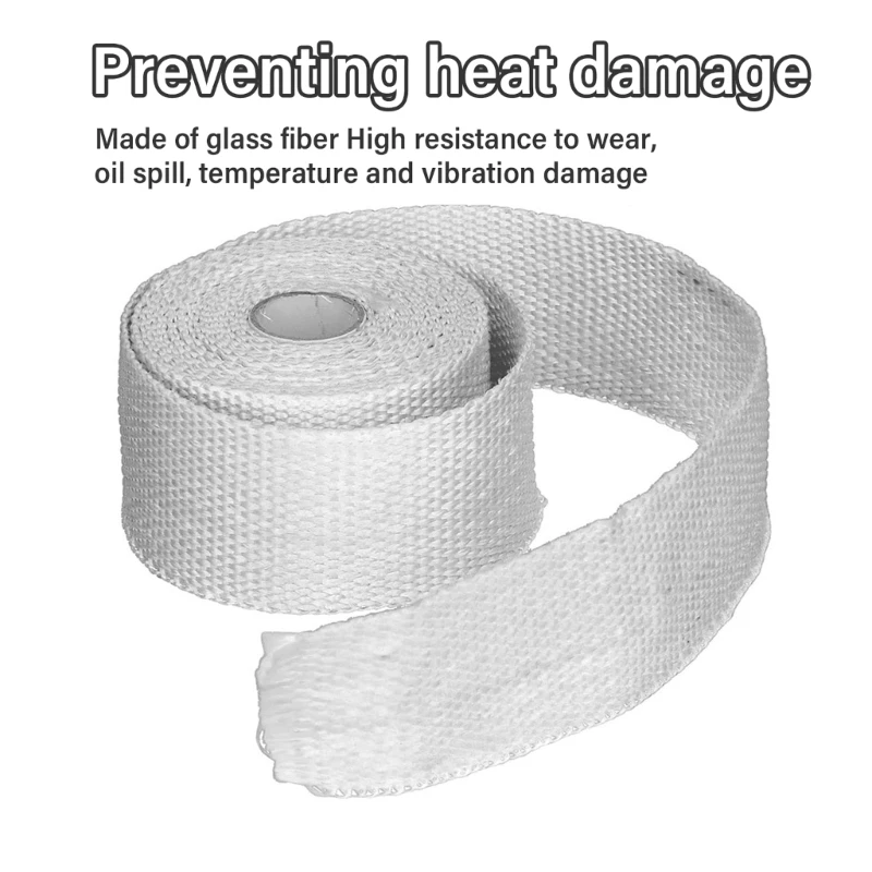 Стекловолокно Тепловая лента Защитный костюм для труб Тесьма Регулируемые