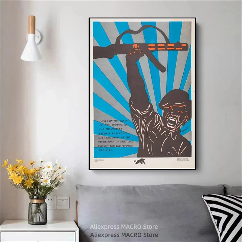 Black Panther Party Canvas Painting Wall Art Poster Prints For Home Decor | Painting  Calligraphy -1005004306279888