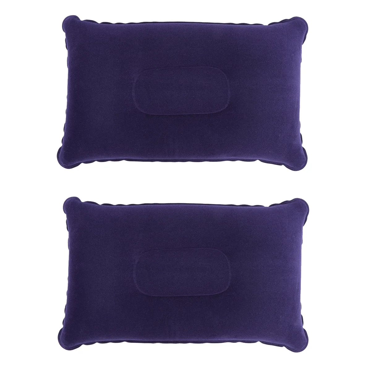 

2 Pcs Camp Pillow Flocking Pillow Outdoor Portable Pillow Inflatable Leg Rest Pillow Inflatable Pillow Travel