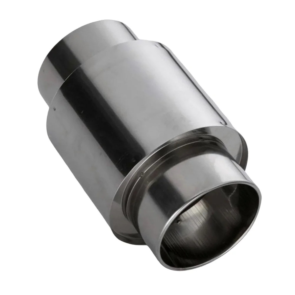 

For Wood Log Burning Pipe Flue Extension Check Valve 12.7cmx0.6cm Accessories Anti-wind Replacement Stainless Steel