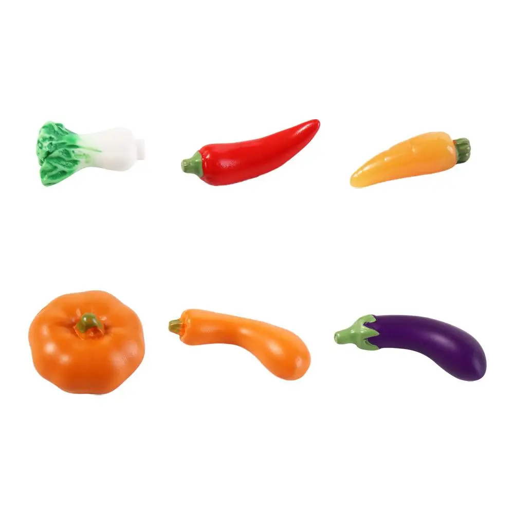 Капуста 1:12 Мини-имитация еды Модель Баклажаны Перец Искусственные фрукты и овощи