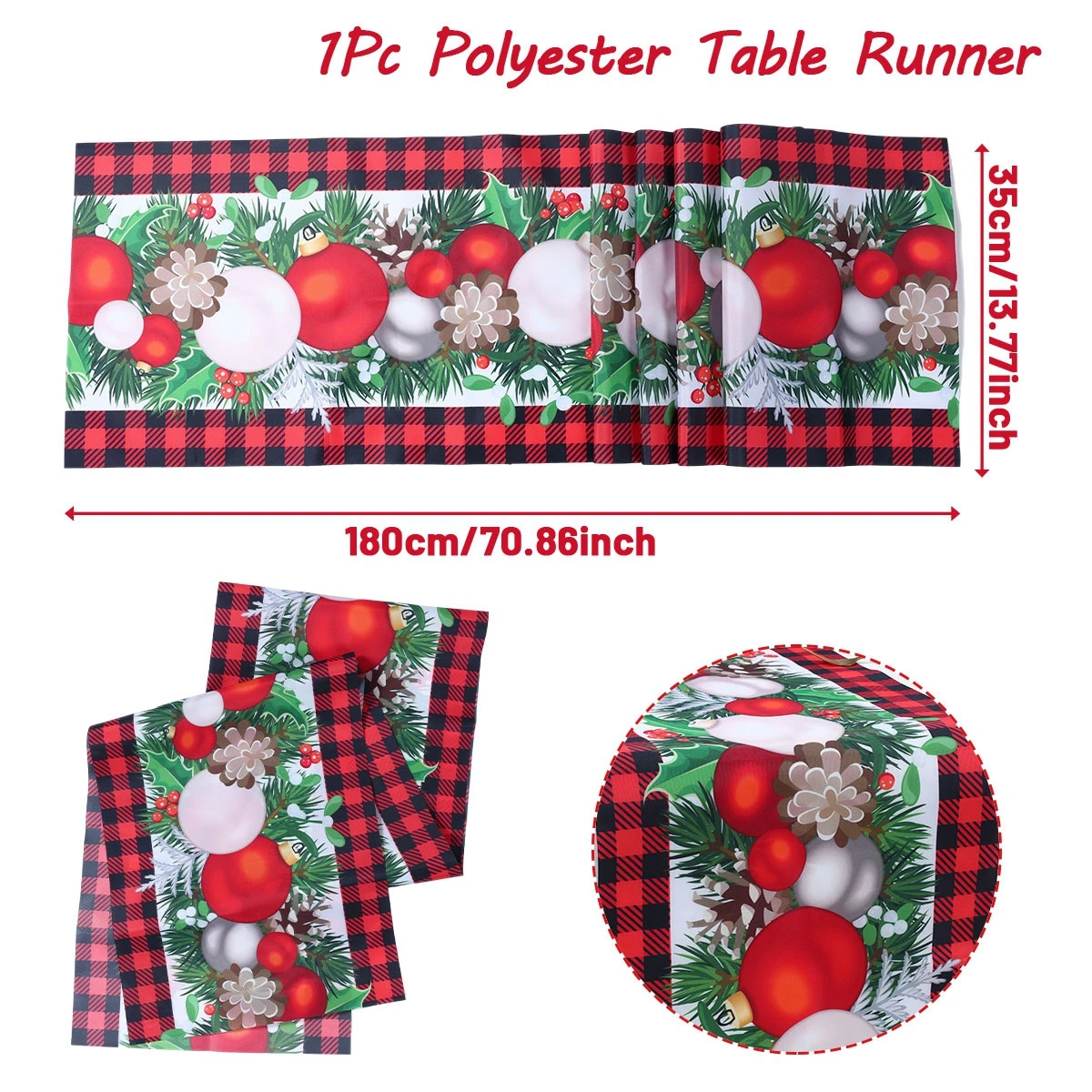 

Рождественская скатерть из полиэстера