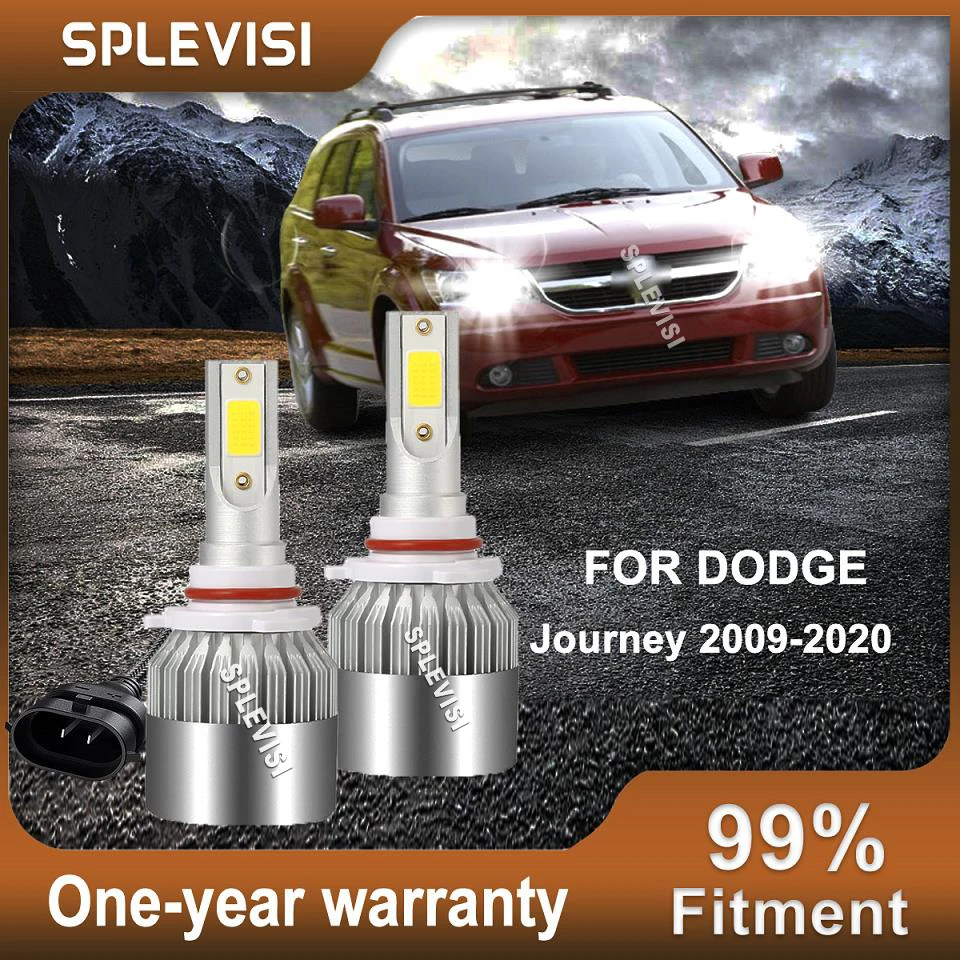 2X фонаря комплект фар ближнего света 9006 HB4 для Dodge Journey 2009 2010 2011 2012 2013 2014 2015 2016 2017 2018