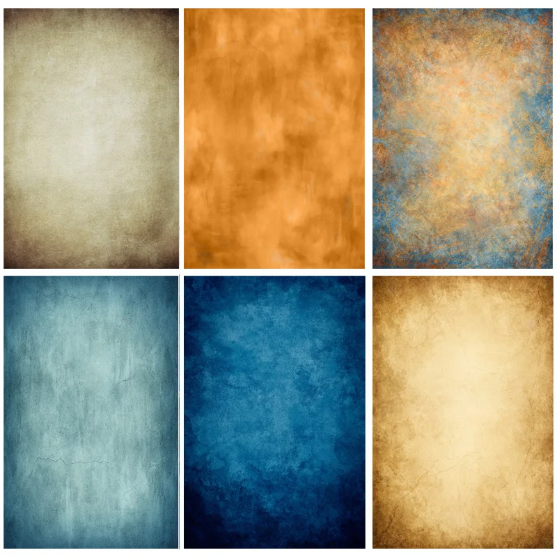 

SHUOZHIKE Art Fabric Gradient Vintage Abstract Photography Background Portrait Photo Backdrops Studio Props HS-13