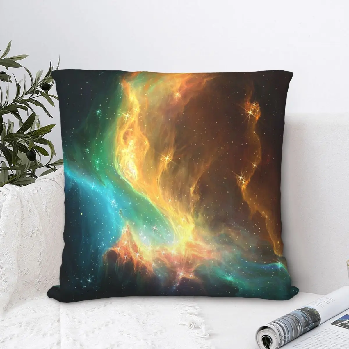 

START SKY Throw Pillow Case Cyptocurrency Backpack Hugpillow Covers DIY Printed Soft Sofa Decor