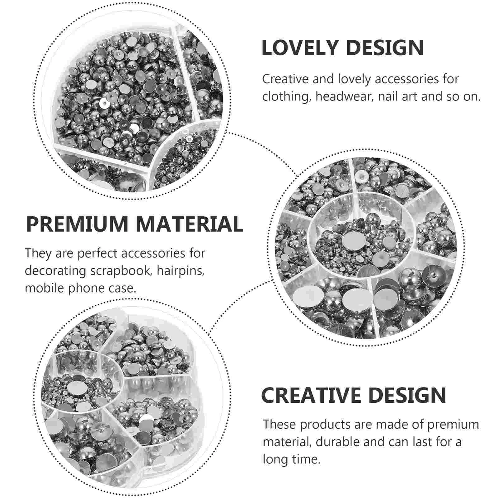 Круглые бусины с искусственным жемчугом аксессуары для сотовых телефонов