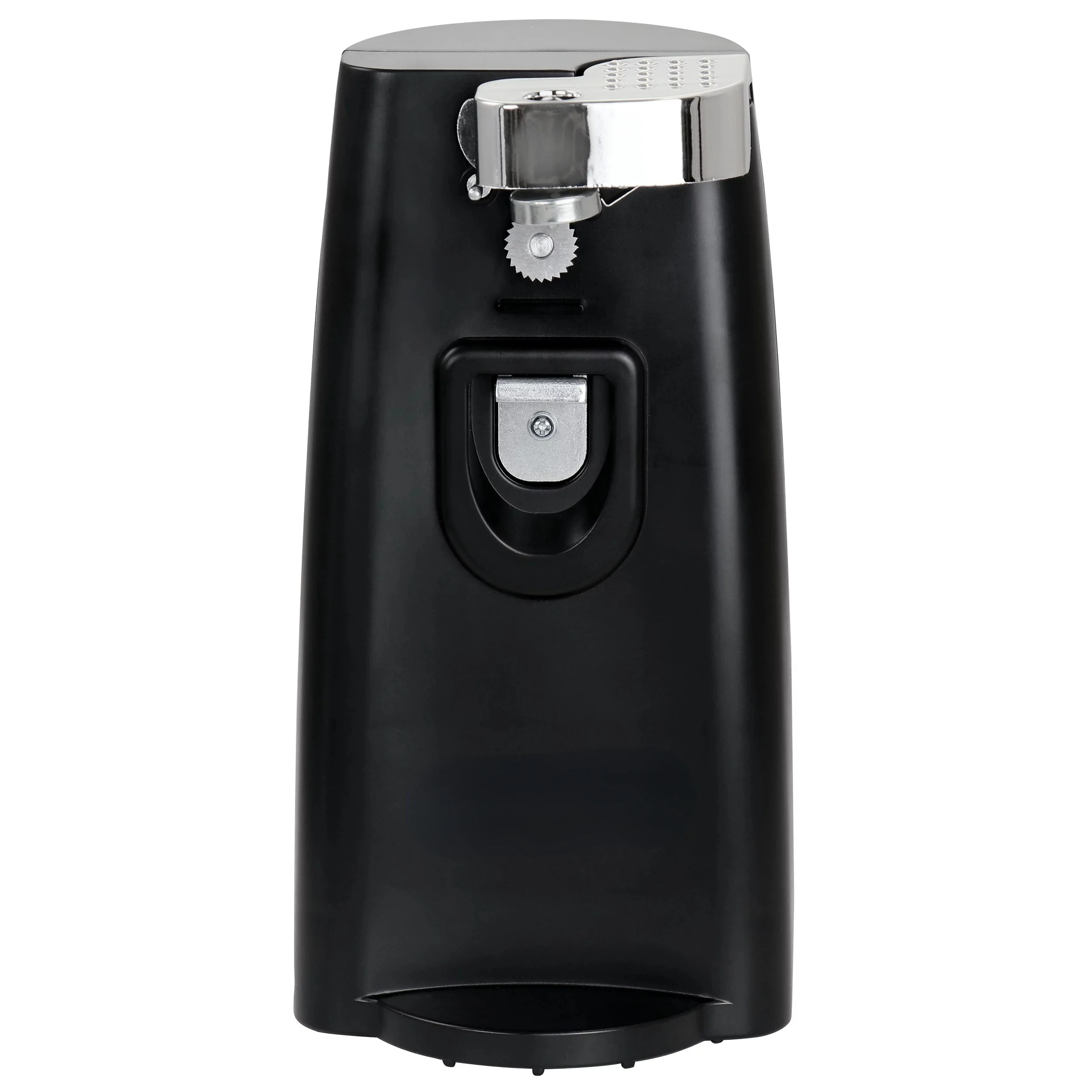 

Can Opener with Built in Knife Sharpener and Bottle Opener in Black