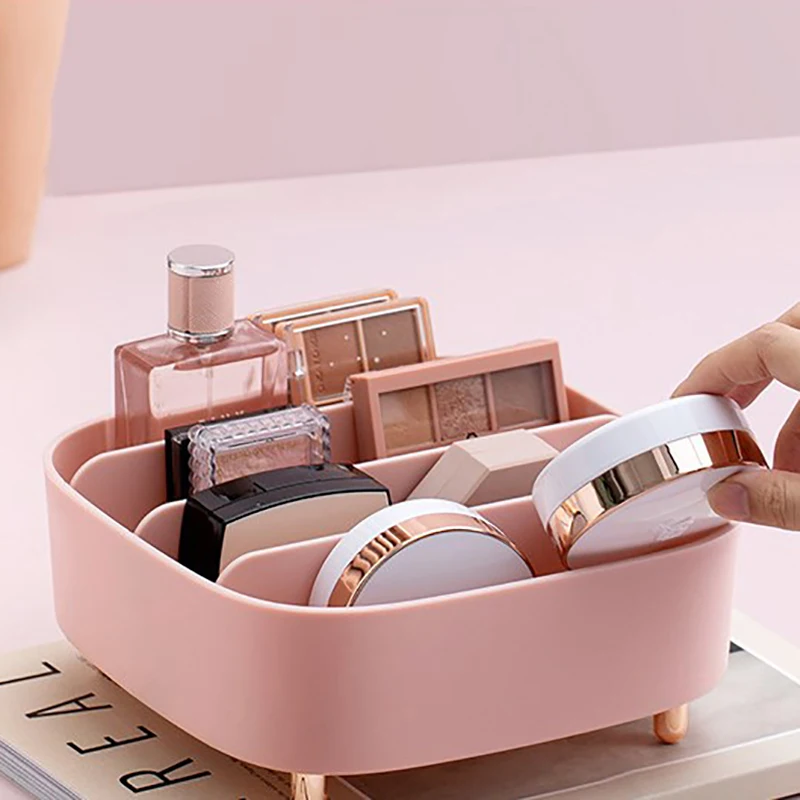 

Makeup Organizer Adjustable Storage Box For Eyebrow Pencil Lipstick Eyeliner powder perfume Storage Box Display Stand Holder