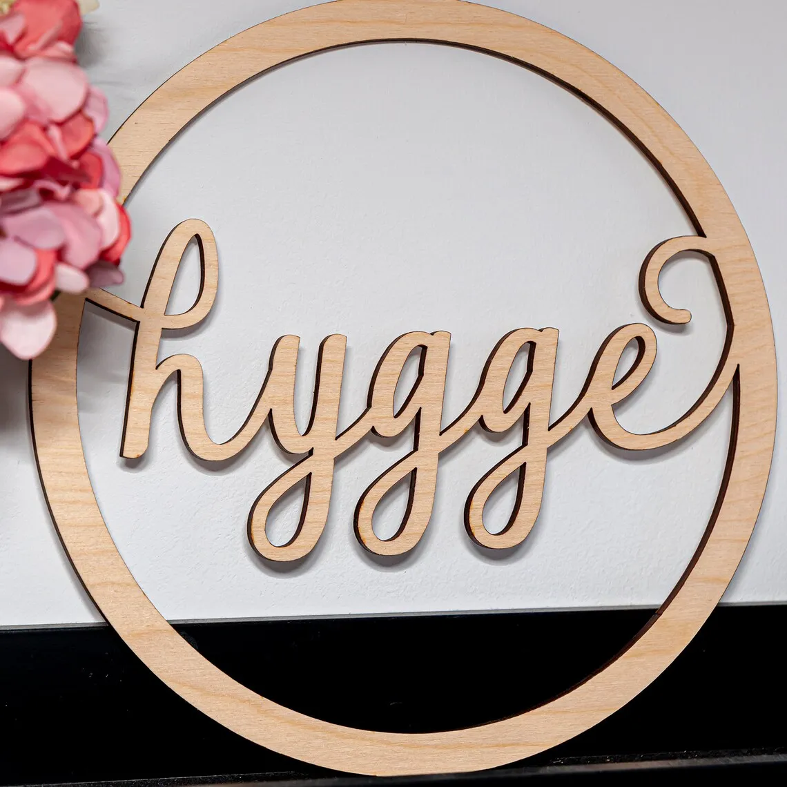 

Hygge Hoop, Minimalist Design, Personalised Sign,Circle Name Wall Plaque,Photo Prop,Nursery Sign,House Decor,Custom Quote Sign