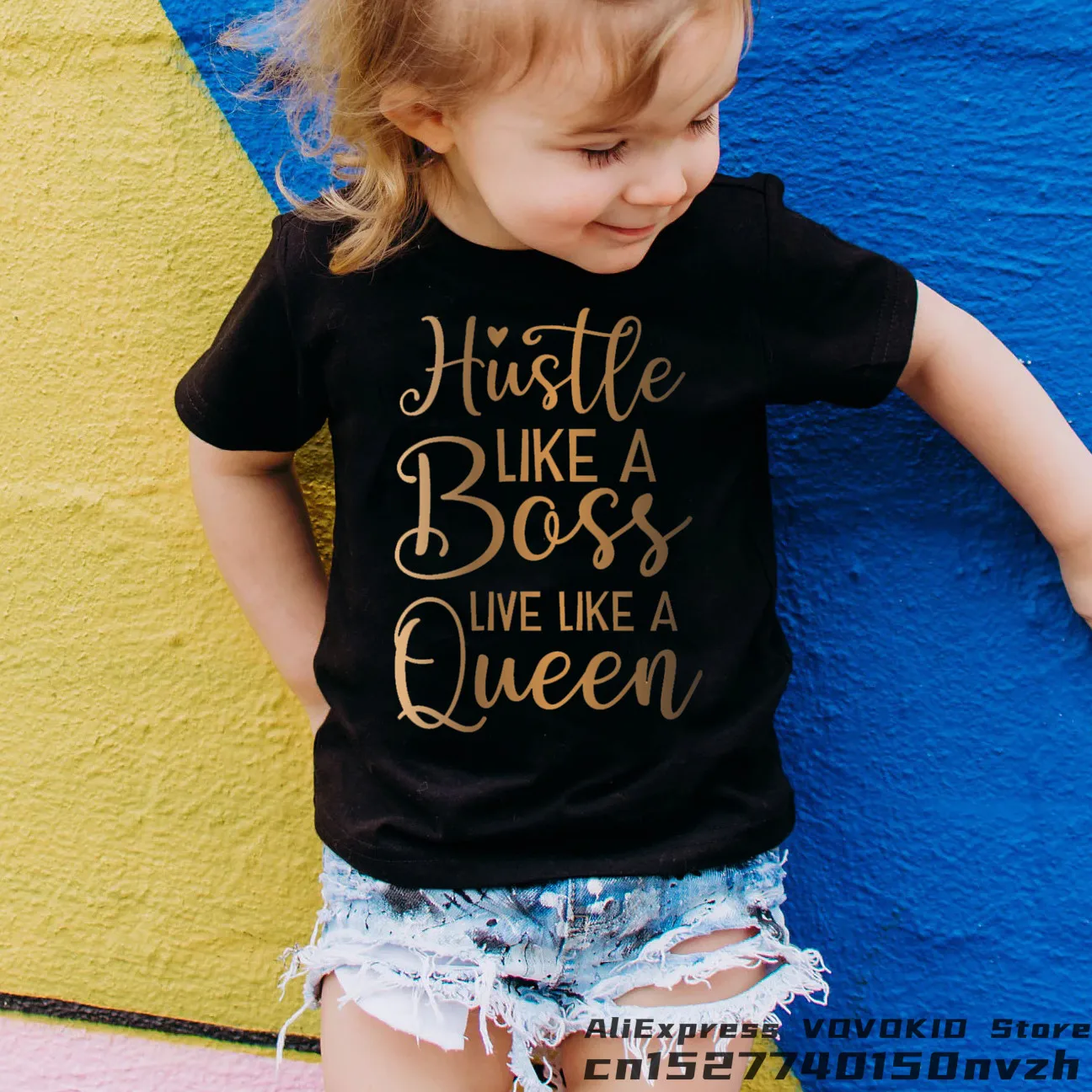 

Футболка детская свободная с принтом «Как Босс», летняя, 2022