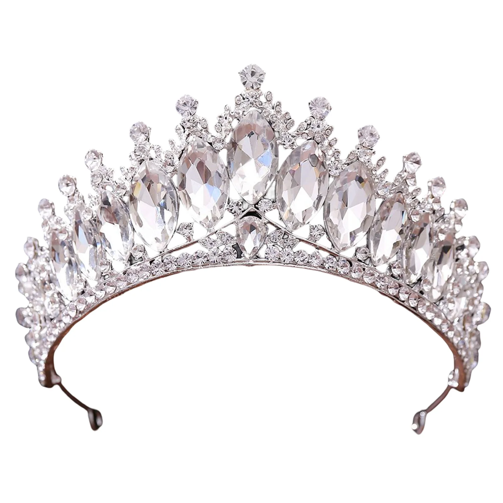 Полукруглая элегантная корона принцессы ослепительный