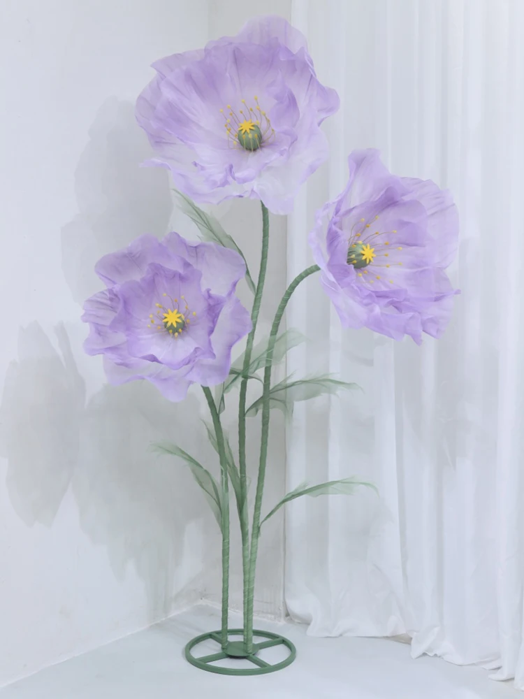 Искусственные шелковые цветы 180 см, набор из 3 штук
