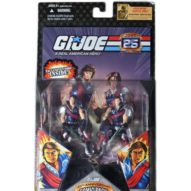 

Экшн-фигурка «Кобра», двойная экшн-фигурка спецназа Hasbro GIJOE, 25-я годовщина, амортизирующая волна, игрушки