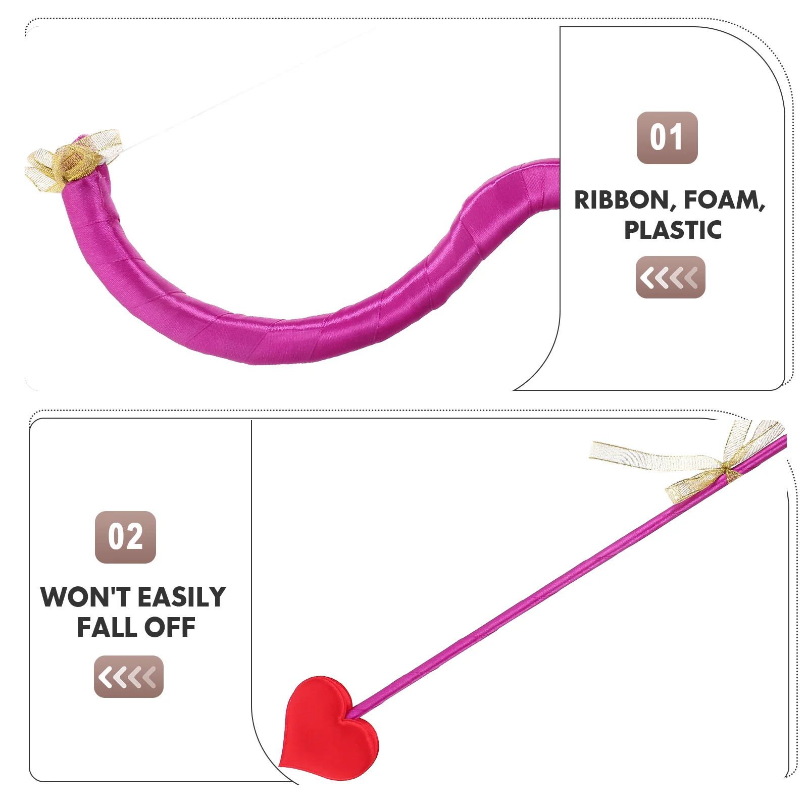Реквизит для костюмов товары вечеринки в честь Дня святого Валентина декор бант