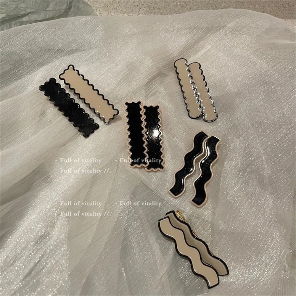 

Fashion Elegant Headwear Alloy Bangs Clip Barrettes Duckbill Elegant Hairpin Hair Clip Geometric