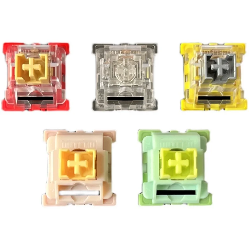 

Outemu Silent Switch Mute Switches 3 Pin Peach Lemon Sliver Panda Crystal Dustproof Switch For Mechanical Keyboard