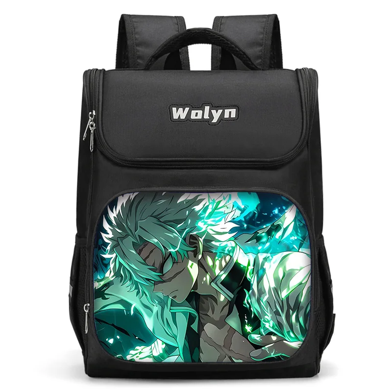 Большой детский рюкзак японского аниме Demon Slayer для мальчиков и девочек школьная