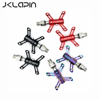 jklapin quick release pedal for brompton aluminum alloy ultralight non slip hollow folding bike bearing pedal