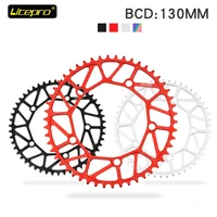 litepro super light 130 bcd 46485052545658t chainring folding bike single speed disc bicycle parts