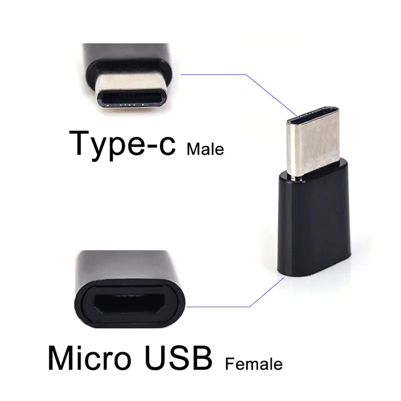

Переходник с Micro USB типа «Мама» на Type-c