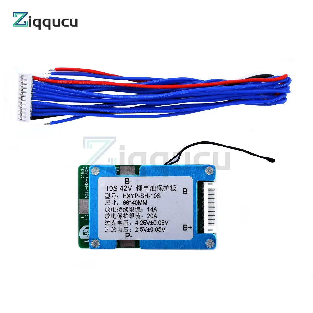 

10S 42V 15S BMS Polymer Cell 18650 Lithium Battery Protection Board With Balance Built-in Temperature Control