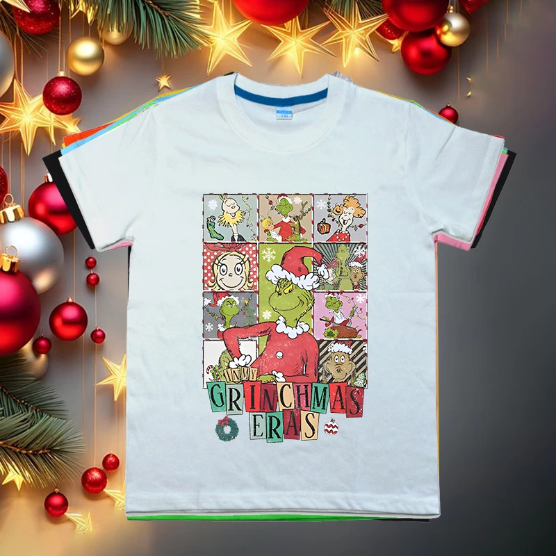 Детская хлопковая футболка с коротким рукавом