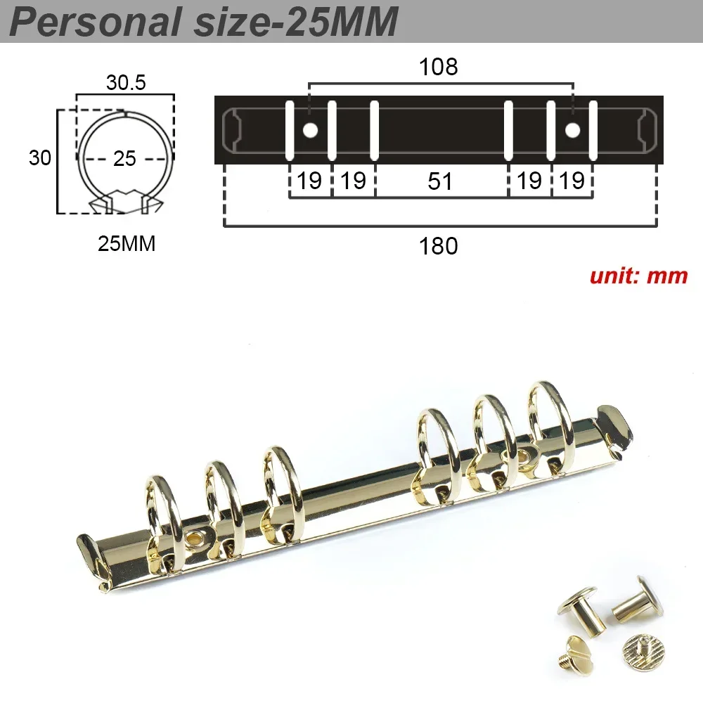 

Металлические спиральные кольца Simplenote WLN902-PL