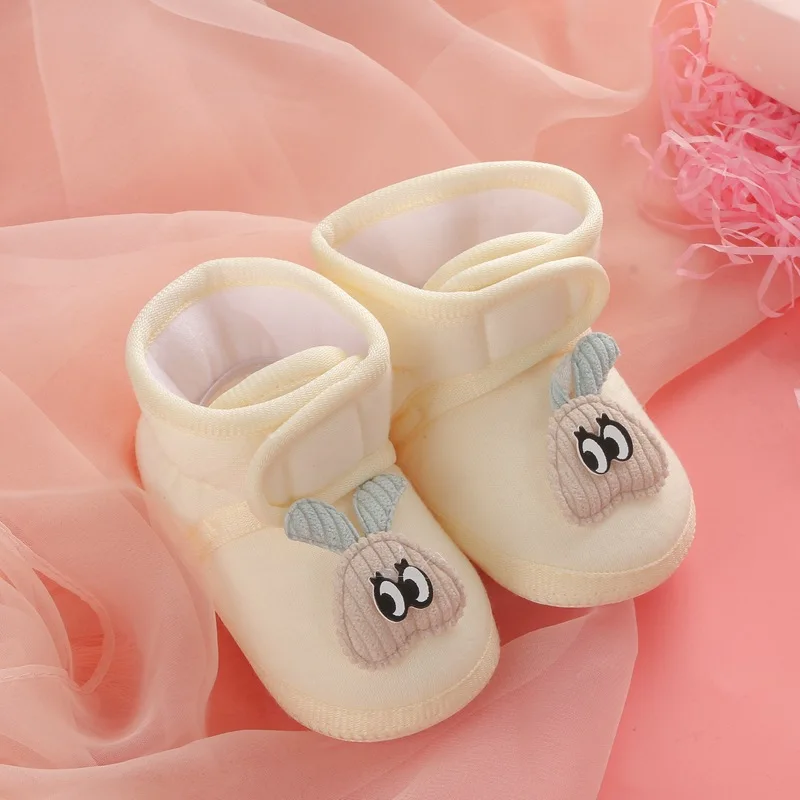 

Newborn Baby Girl Boy Shoes Soft Sole Cartoon Anti-slip Shoes Comfortable Cotton Toddler Baby Shoes Baby First Walk Zapatos