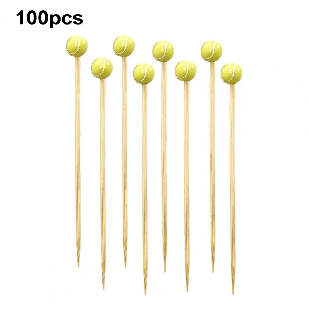 Спортивный бамбуковый мяч 100 шт. спортивные бамбуковые Коктейльные медиаторы для