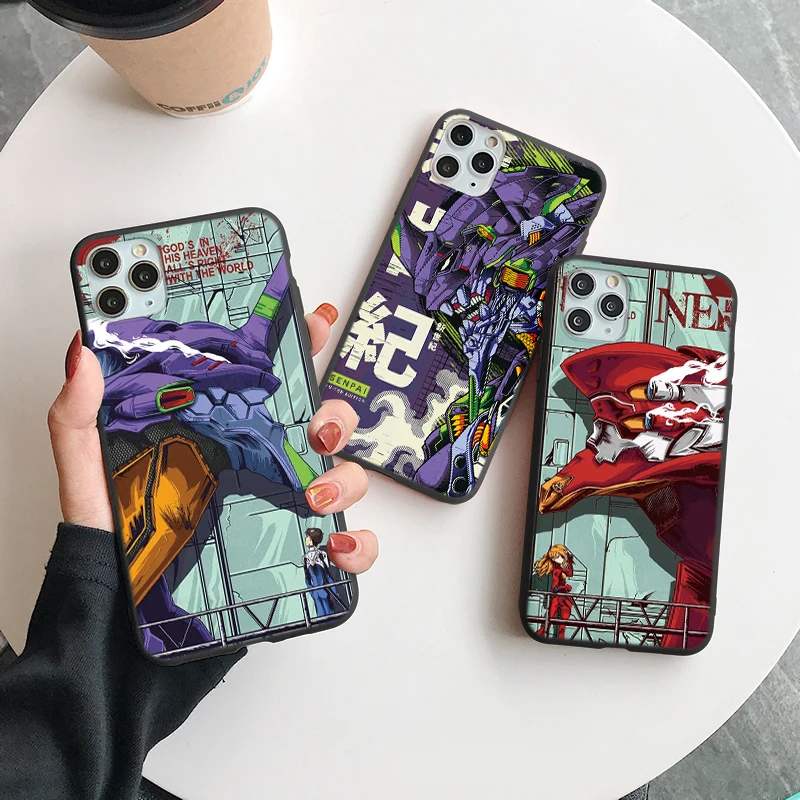 

For Samsung Galaxy M32 A22 A12 A10 A21S A50 A51 A52 A71 A72 A70 A31 A32 S21 Ultra S20 FE S10 Plus Genesis Evangelion Anime Case
