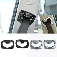 for bmw 3 series 3gt f34 f30 2013 2018 2pcs chrome car seat safty belt pillar trim cover car interior accessories