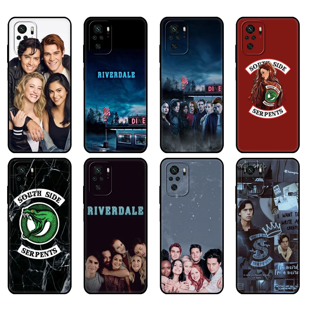 

Black tpu Case For Xiaomi Redmi 9T Case Redmi Note 9T Note 10 Pro Case Riverdale South Side Serpents