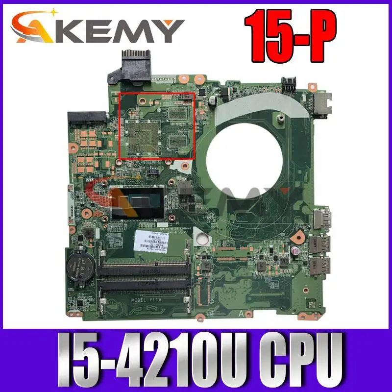 

For HP Pavilion 15-p Laptop Motherboard DAY11AMB6E0 766469-001 766469-501 766469-601 Mainboard With SR1EF I5-4210U