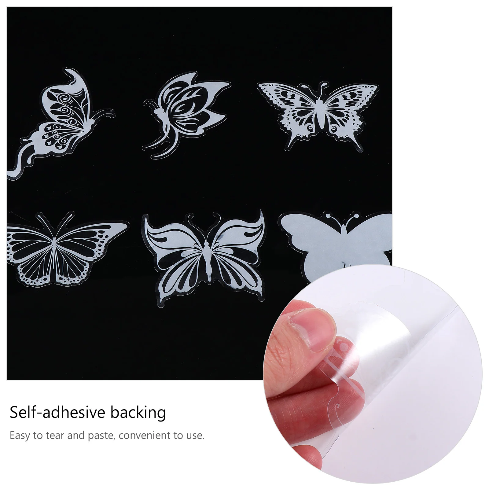 Наклейки против летающих птиц в форме листа полупрозрачные оконные наклейки для