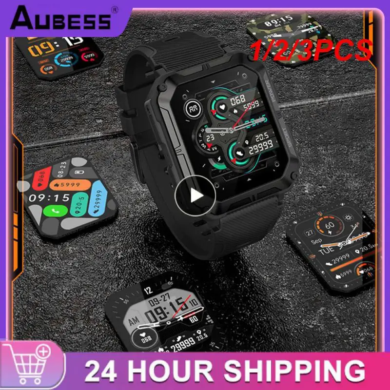 

1/2/3 шт., мужские Смарт-часы с пульсометром и тонометром