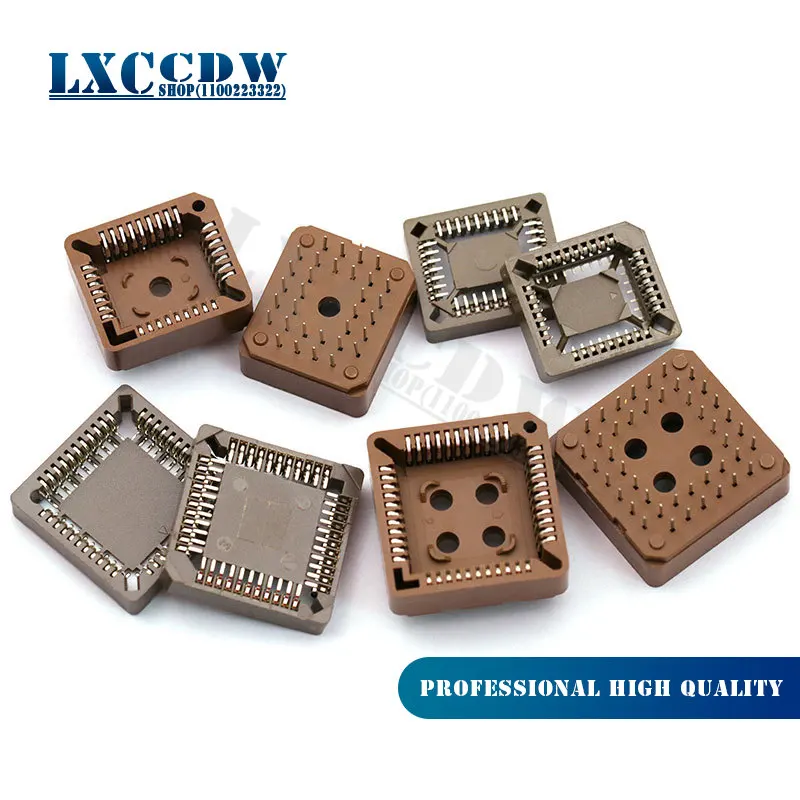 10 шт. PLCC IC socket PLCC32 PLCC44 SMD DIP PLCC Socket adapter