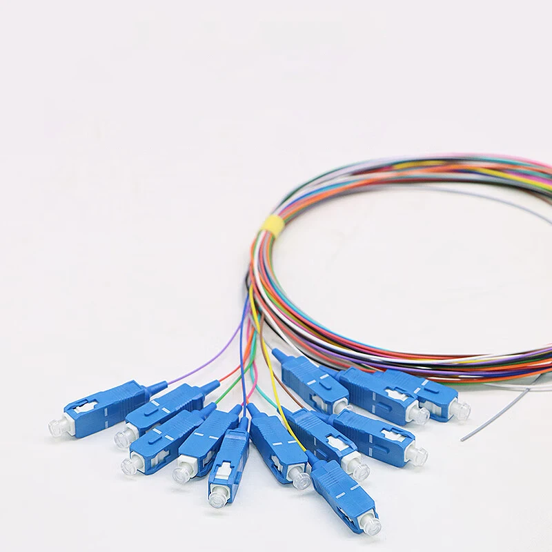 FASO 12 цветное оптоволокно SC/UPC красочная косичка LZSH Simplex одномодовый 0 9 мм