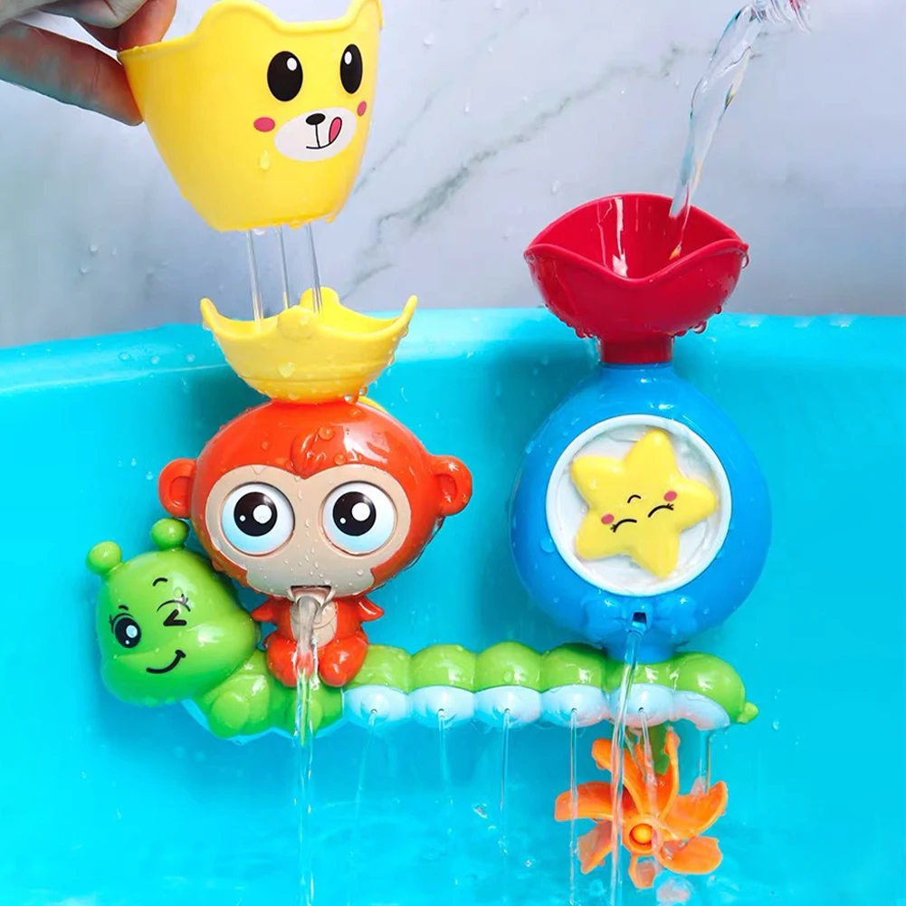 

Pool Bath Toy Swimming Monkey Waterfall For Kids Gift Early Educational Funny