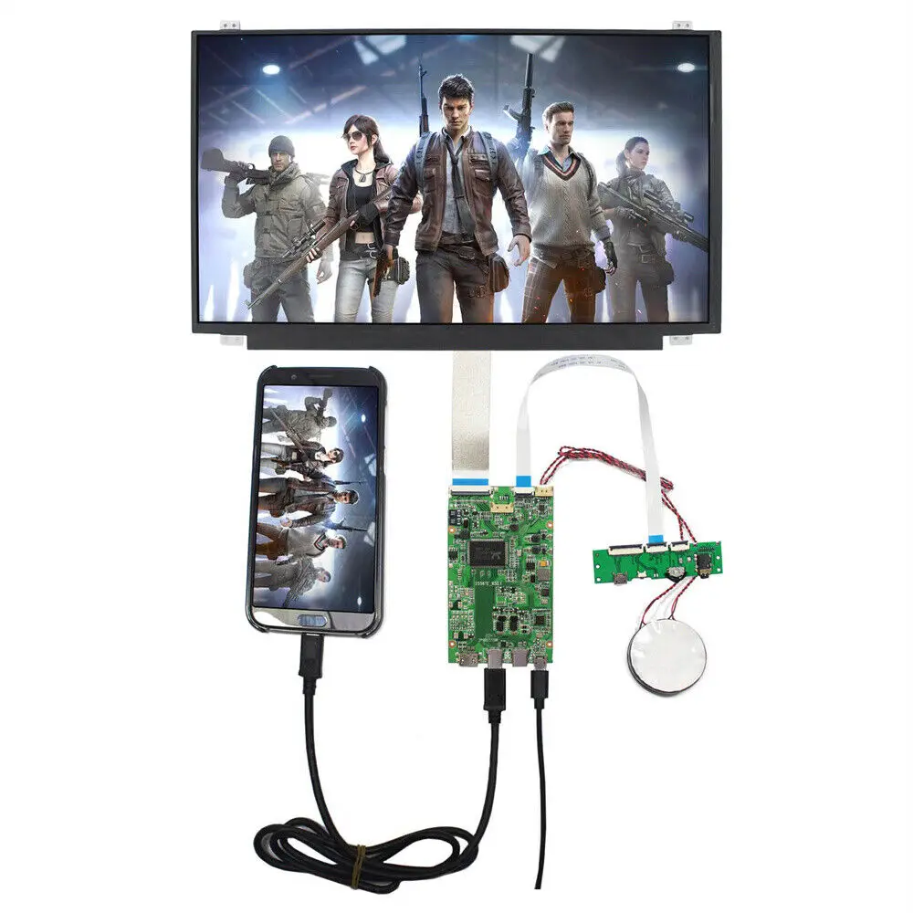 

15.6inch IPS 1920X1080 Touch LCD Screen LCD with HD MI Type C Controller Board