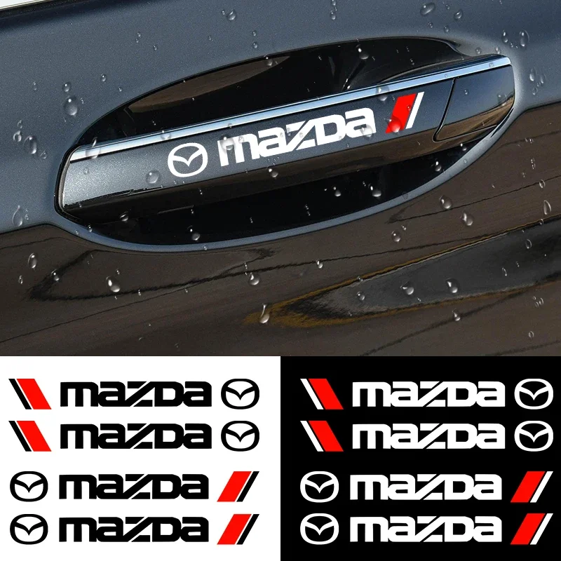 Прозрачная защитная пленка для дверных ручек автомобиля Mazda 2 3 5 6 M5 Ms CX-4 CX-5 CX6 M3 M6 MX3