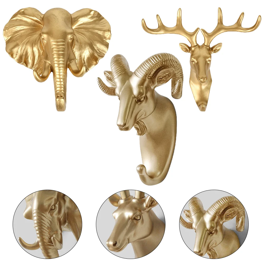 

No Trace Animal Hook Shape Hanger PVC Wall Hanging Creative Coat Decoration Hat