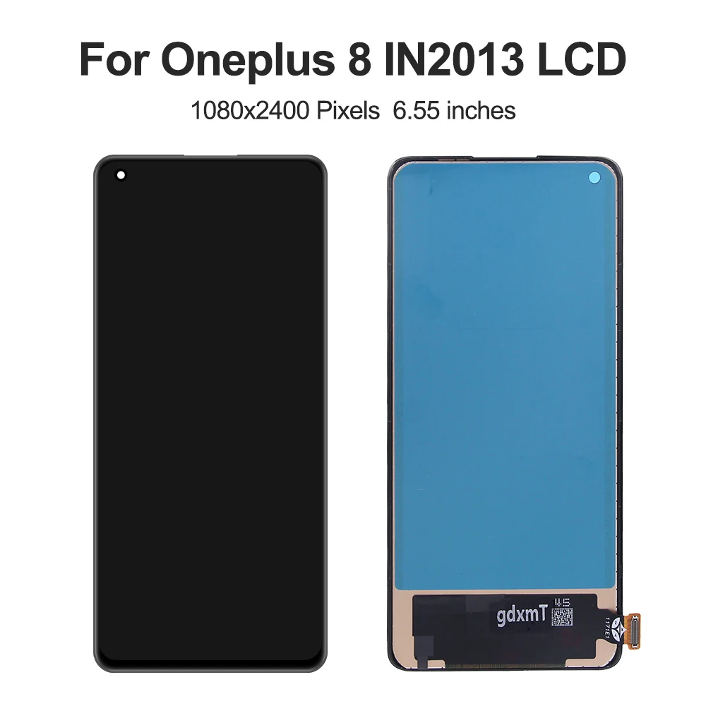 6 55 дюйма для OnePlus 8 протестированный 1 + IN2013 IN2017 IN2010 IN2019 ЖК-дисплей замены