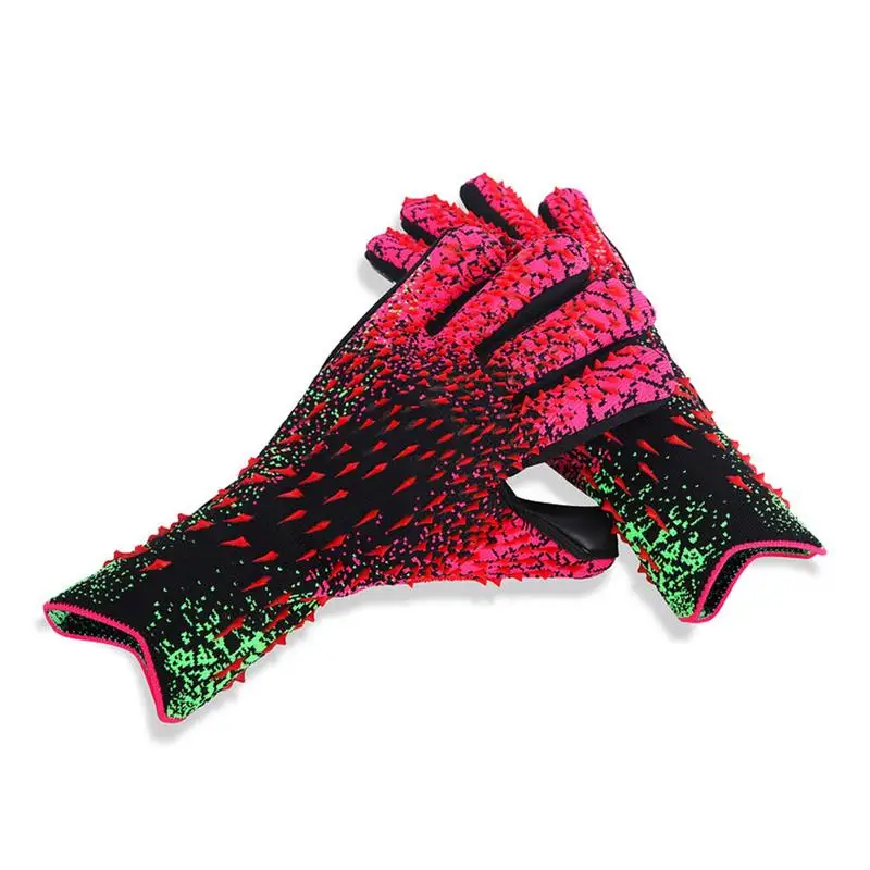 

Goalkeeper Gloves Anti-slip Girls Goalie Gloves Soccer Thicken Air Circulation Kid's Football Glove With Shock Absorption Design