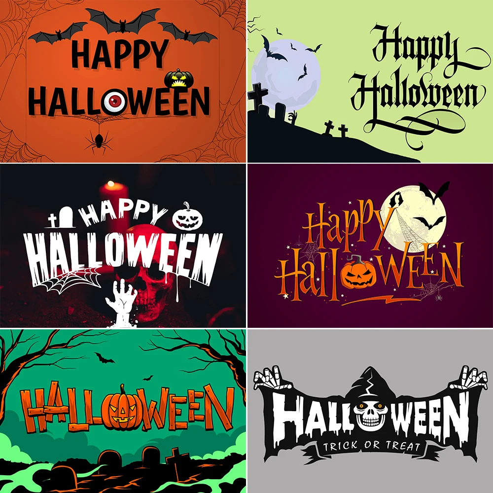 Фон для фотографирования на Хэллоуин декоративный постер вечерние НКИ портрет