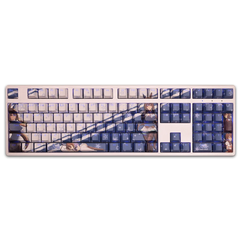 108 клавиш/Набор Красивые Дерби восхищаются Vega PBT Keycaps Аниме игры Красота Девушка