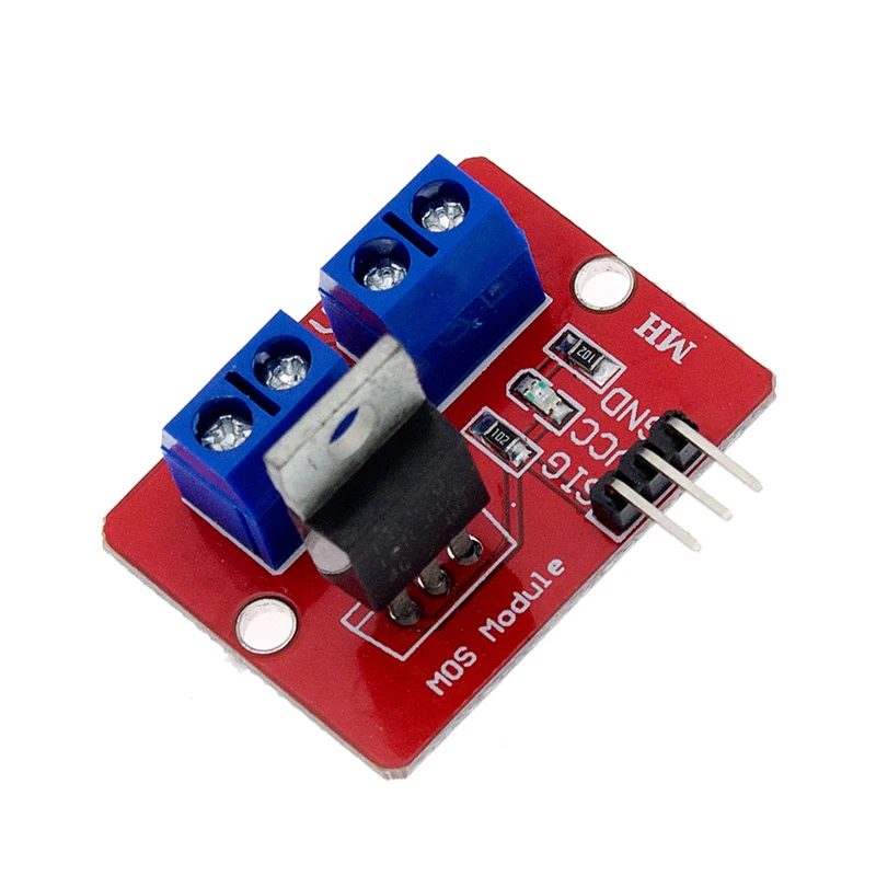 5 шт. 0-24 В верхняя кнопка Mosfet IRF520 драйвер MOS модуль для Arduino MCU ARM Raspberry pi |